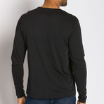 Douglas Long Sleeve Shirt // Black (L)