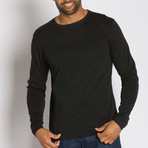 Douglas Long Sleeve Shirt // Black (XL)