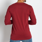 Douglas Long Sleeve Shirt // Maroon (L)