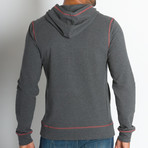 Pioneer Full Zip Hoodie // Charcoal (2XL)