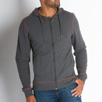 Pioneer Full Zip Hoodie // Charcoal (2XL)