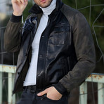 Lukas Leather Jacket // Black (L)
