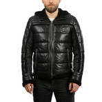 Tollson Leather Jacket // Black (3XL)