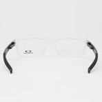 Men's OX8026 Currency Optical Frames // Polished Clear