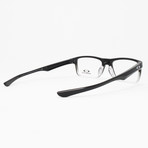 Men's Plank 2.0 OX8081 Optical Frames // Polished Black + Clear Fade