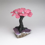 The Love Tree // Custom Rose Quartz Tree + Amethyst Matrix // V1