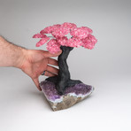 The Love Tree // Custom Rose Quartz Tree + Amethyst Matrix // V1