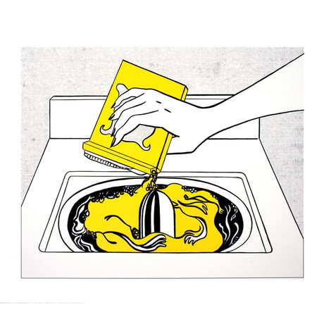 Roy Lichtenstein // Washing Machine // 1998 Offset Lithograph