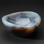 Genuine Polished Blue Agate Bowl