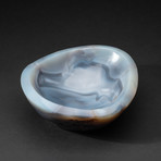 Genuine Polished Blue Agate Bowl