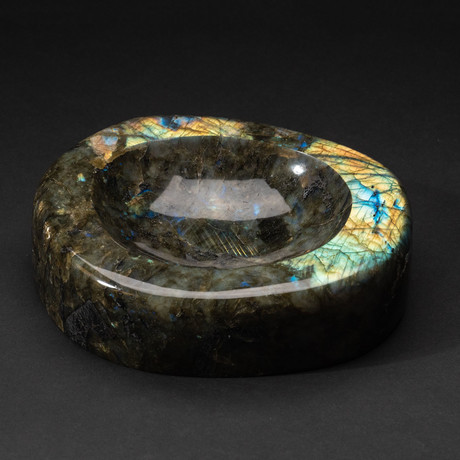 Genuine Polished Labradorite Bowl