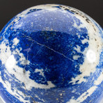 Genuine Polished Lapis Lazuli Sphere + Acrylic Display Stand // V1