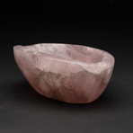 Genuine Polished Rose Quartz Bowl // V1