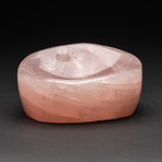 Genuine Polished Rose Quartz Bowl // V2