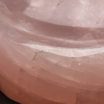 Genuine Polished Rose Quartz Bowl // V2