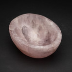 Genuine Polished Rose Quartz Bowl // V1