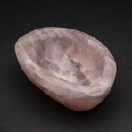 Genuine Polished Rose Quartz Bowl // V1