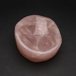 Genuine Polished Rose Quartz Bowl // V2