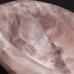 Genuine Polished Rose Quartz Bowl // V1