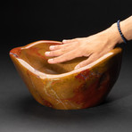 Genuine Polished Red Jasper Bowl