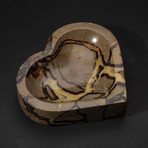 Genuine Polished Heart Shaped Septarian Bowl // V1