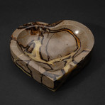 Genuine Polished Heart Shaped Septarian Bowl // V1