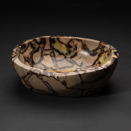 Genuine Polished Septarian Bowl // V2