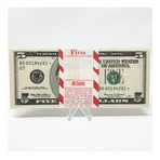 1999 Small Size $5 Federal Reserve Notes // BEP $500 Pack of 100 Sequential Serial Number Star Notes