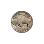 U.S. Buffalo Nickel (1930-1938) // Mint State Condition // American Premier Coinage Series // Wood Presentation Box