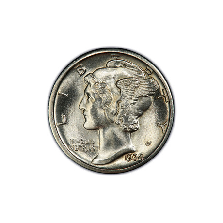 U.S. Mercury Silver Dime (1916-1945) // Mint State Condition // American Premier Coinage Series // Wood Presentation Box