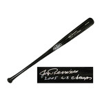 Jerry Reinsdorf // Signed Rawlings Baseball Bat // Black Big Stick // "05 WS Champs" Inscription