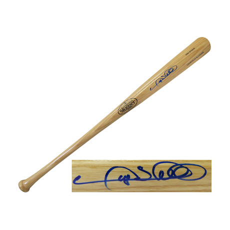 Gary Sheffield // Signed Louisville Slugger Baseball Bat // Blonde