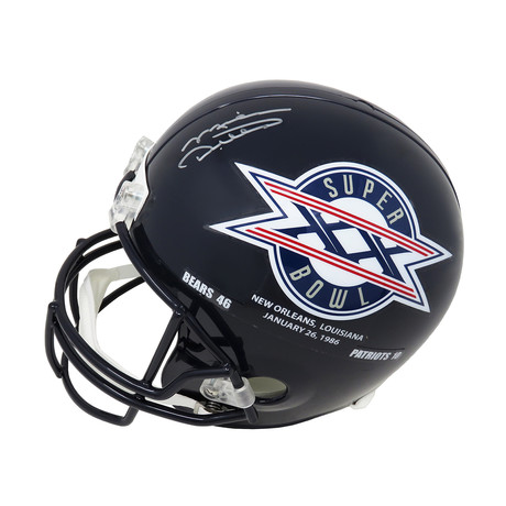 Mike Ditka // Signed Riddell Replica Helmet // Chicago Bears + SB XX Champs Logo