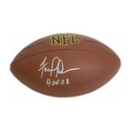 Fred Dean // Signed Wilson NFL Super Grip Football // "HOF '08" Inscription