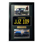 "Bullitt" // McQueen's Mustang License Plate // Framed Collage