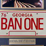Smokey & The Bandit // 1977 Pontiac Trans Am // Replica License Plate Display