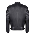 Amulius Leather Jacket // Black (M)