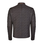 Quirinus Leather Jacket // Brown (3XL)