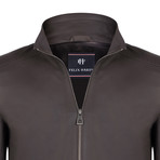 Liber Leather Jacket // Brown (L)