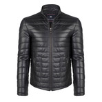 Aeneas Leather Jacket // Black (XL)