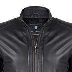 Consus Leather Jacket // Black (M)