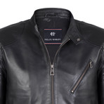 Amulius Leather Jacket // Black (XL)