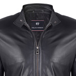 Evander Leather Jacket // Black (M)