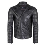 Vulcan Leather Jacket // Black (M)