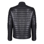 Aeneas Leather Jacket // Black (3XL)