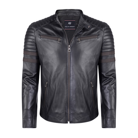 Italus Leather Jacket // Black (2XL)