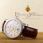 Cuervo Y Sobrinos Robusto Churchill Day Date Yalta Automatic // 2810.1YG