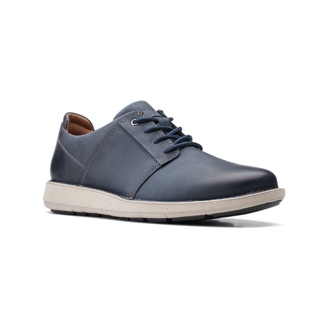 Clarks Unstructured // Un Larvik Lace 2 // Navy Leather (US: 7)