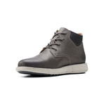 Clarks Unstructured // Un Larvik Top 2 // Gray Leather (US: 7)