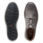 Clarks Unstructured // Un Larvik Top 2 // Gray Leather (US: 7)